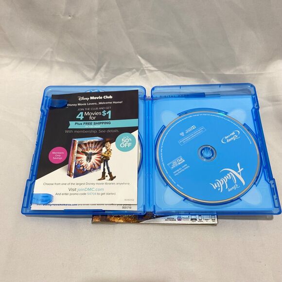 Aladdin Blu-ray DVD And Digital Copy 2019 With Case - Picture 9 of 14